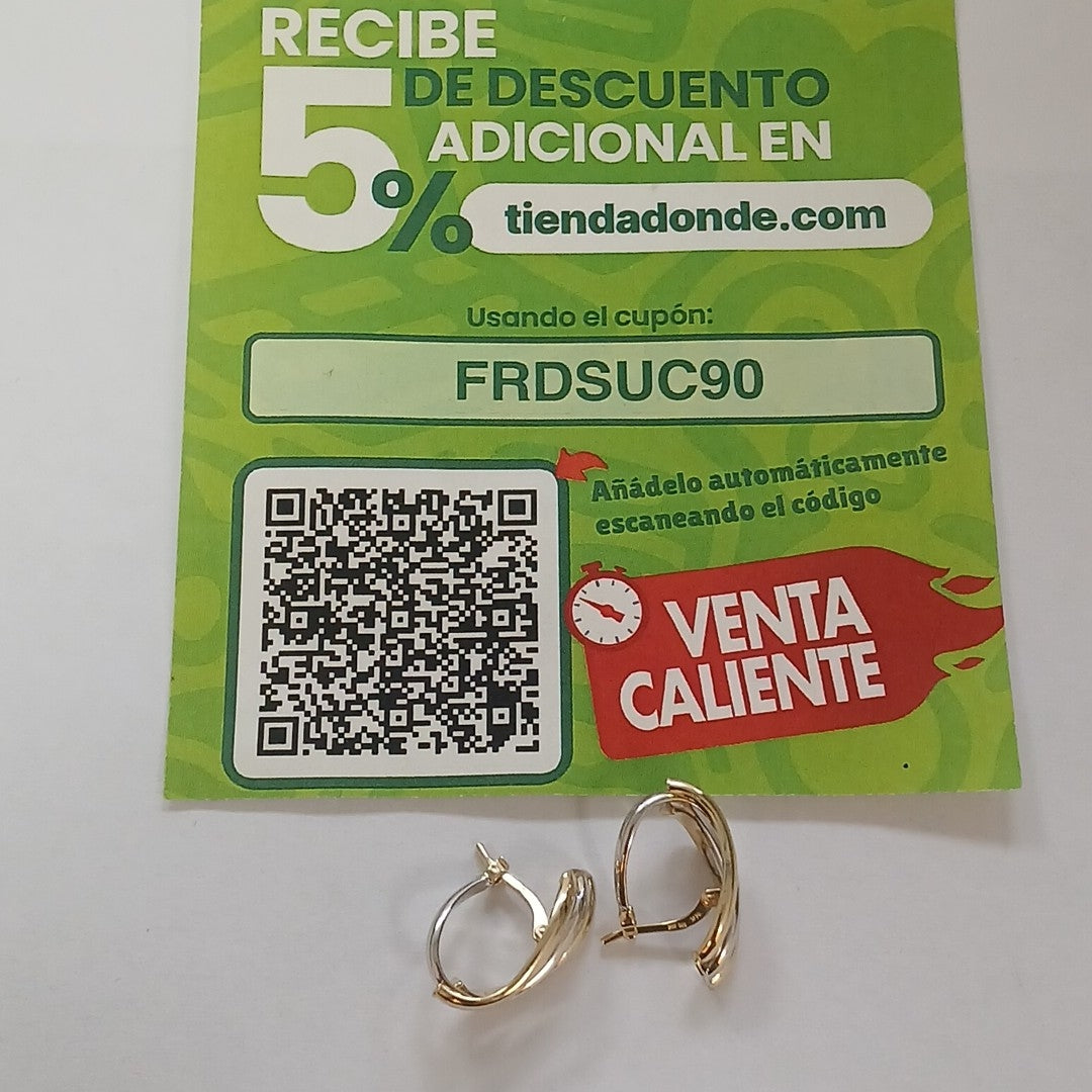 ARRACADAS ORO 14K 2 (NUEVO)