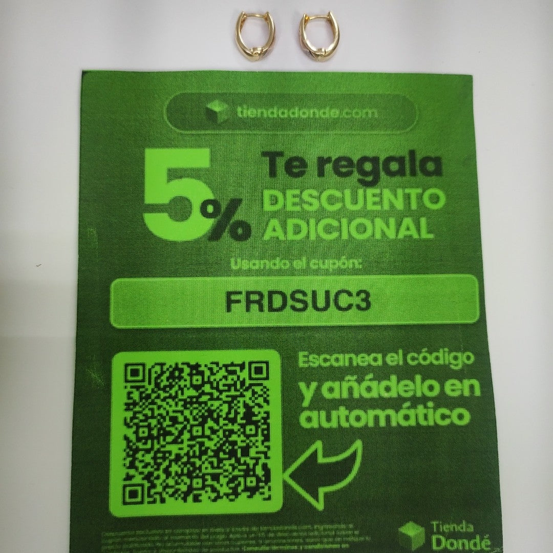 HUGGIES ORO 14K 1.1 (NUEVO)
