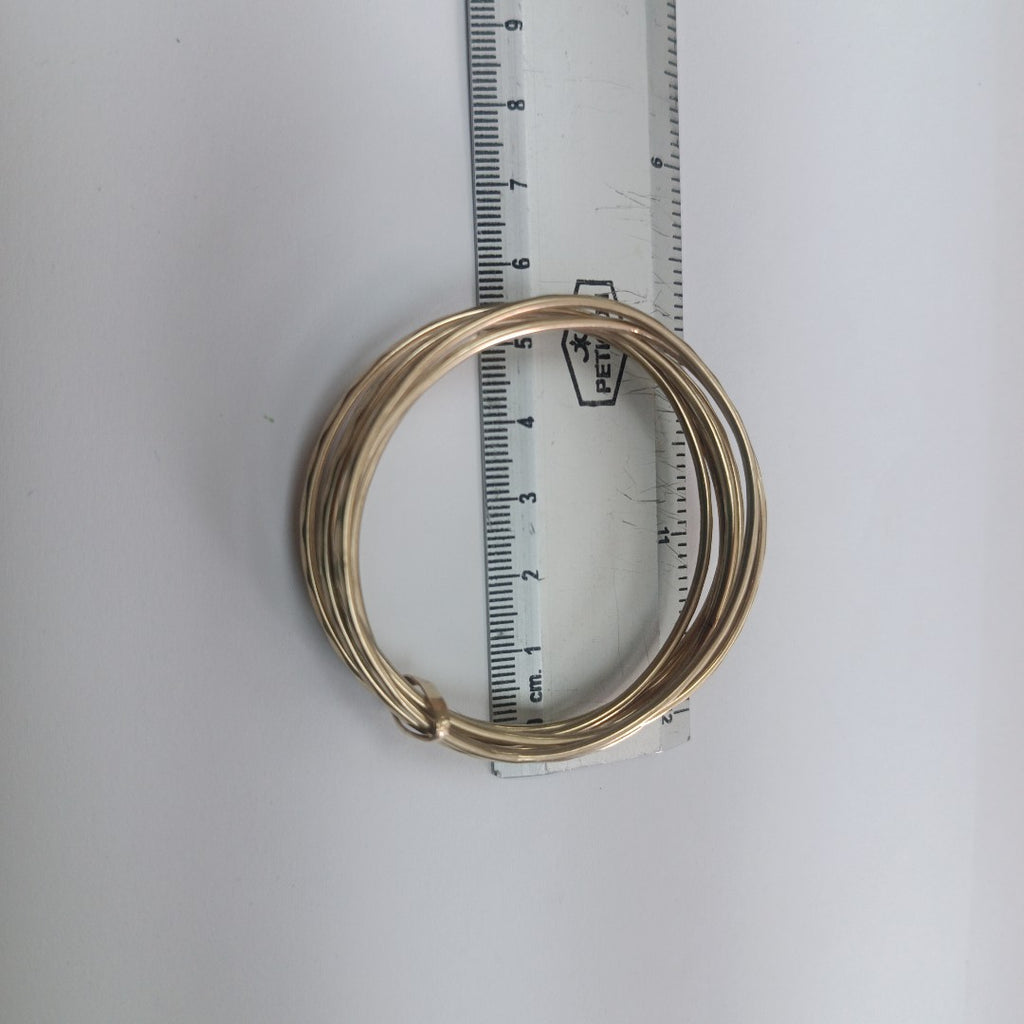 SEMANARIO DE PULSERAS ORO 10 K 15,20 GRMS (SEMINUEVO)