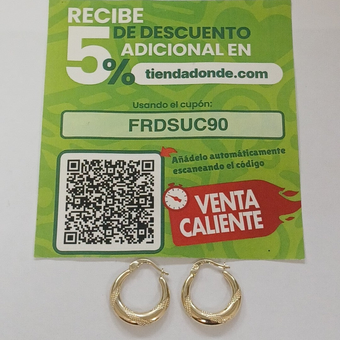 ARRACADAS ORO 14K 1.8 (NUEVO)