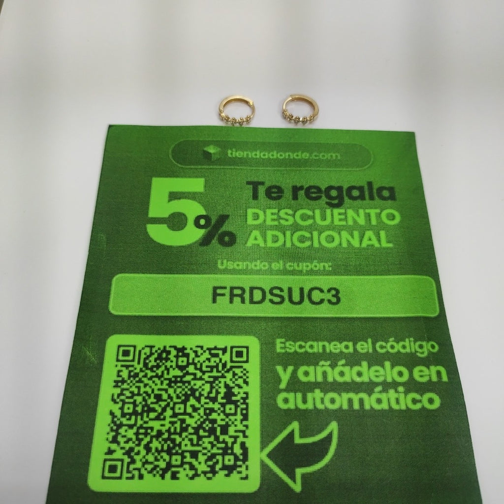 HUGGIES ORO 14K 1.4 (NUEVO)