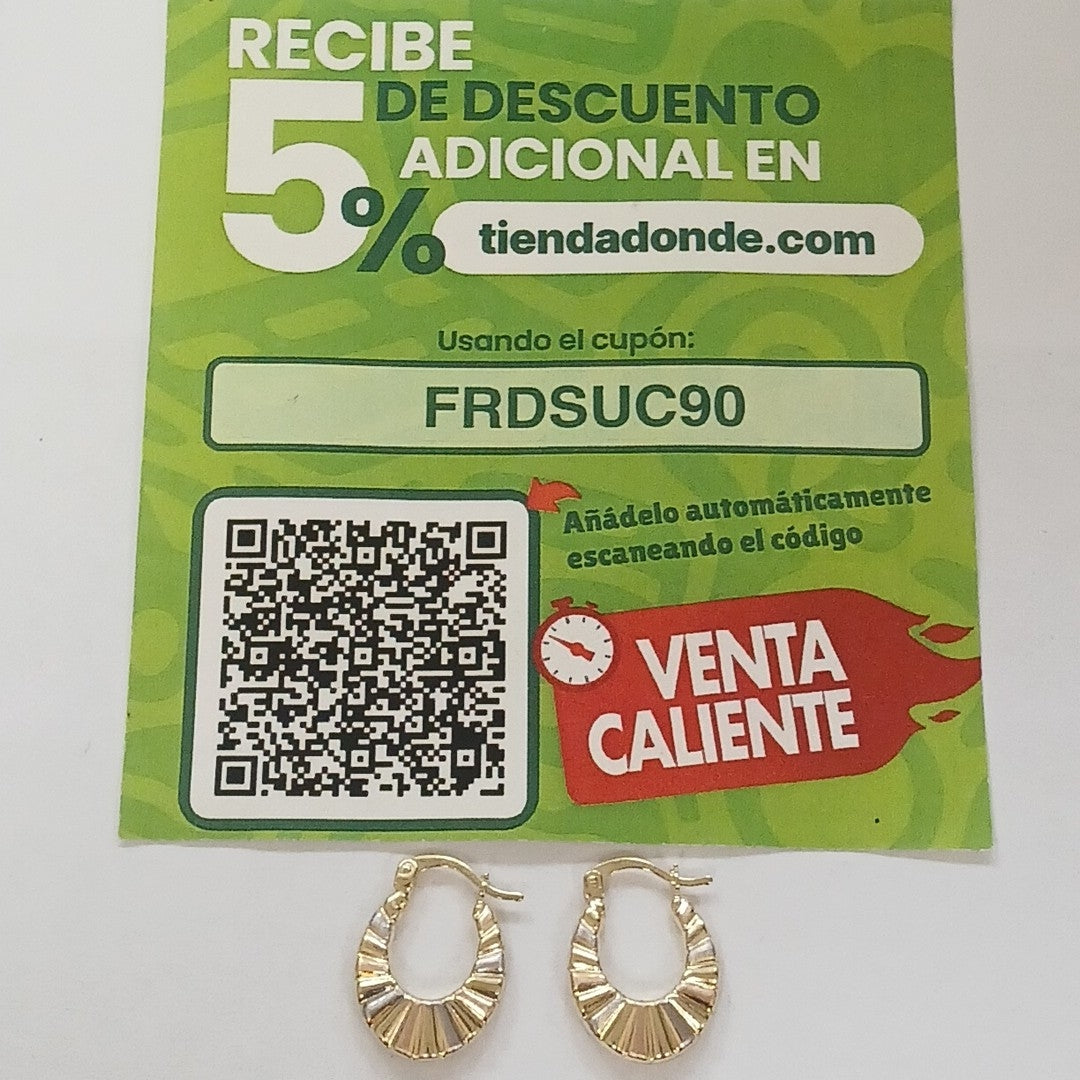 ARRACADAS ORO 14K 1.5 (NUEVO)