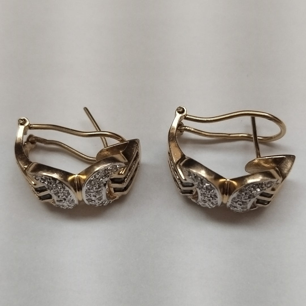 ARETES PAR ORO 14 K 6 GRMS (SEMINUEVO)
