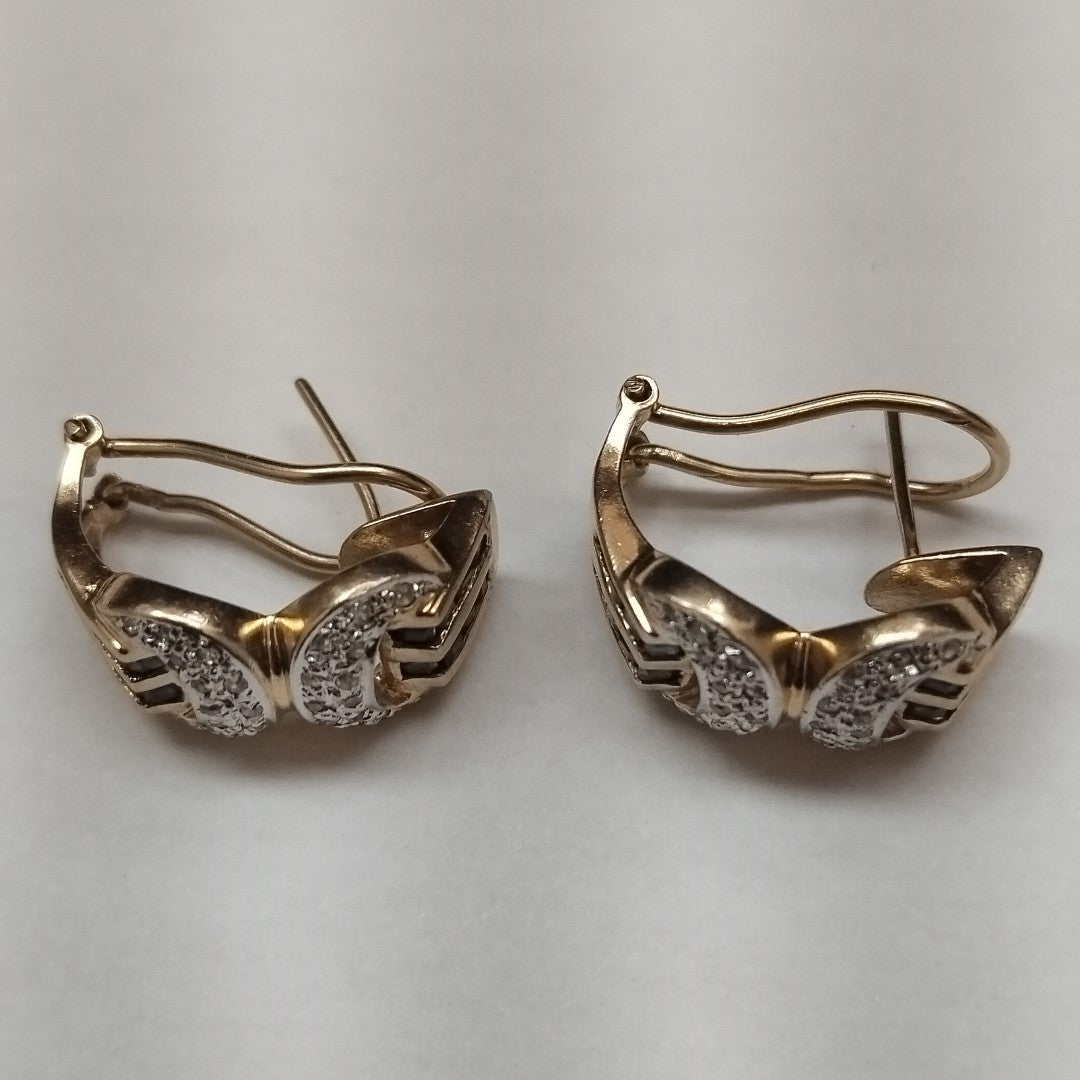 ARETES PAR ORO 14 K 6 GRMS (SEMINUEVO)
