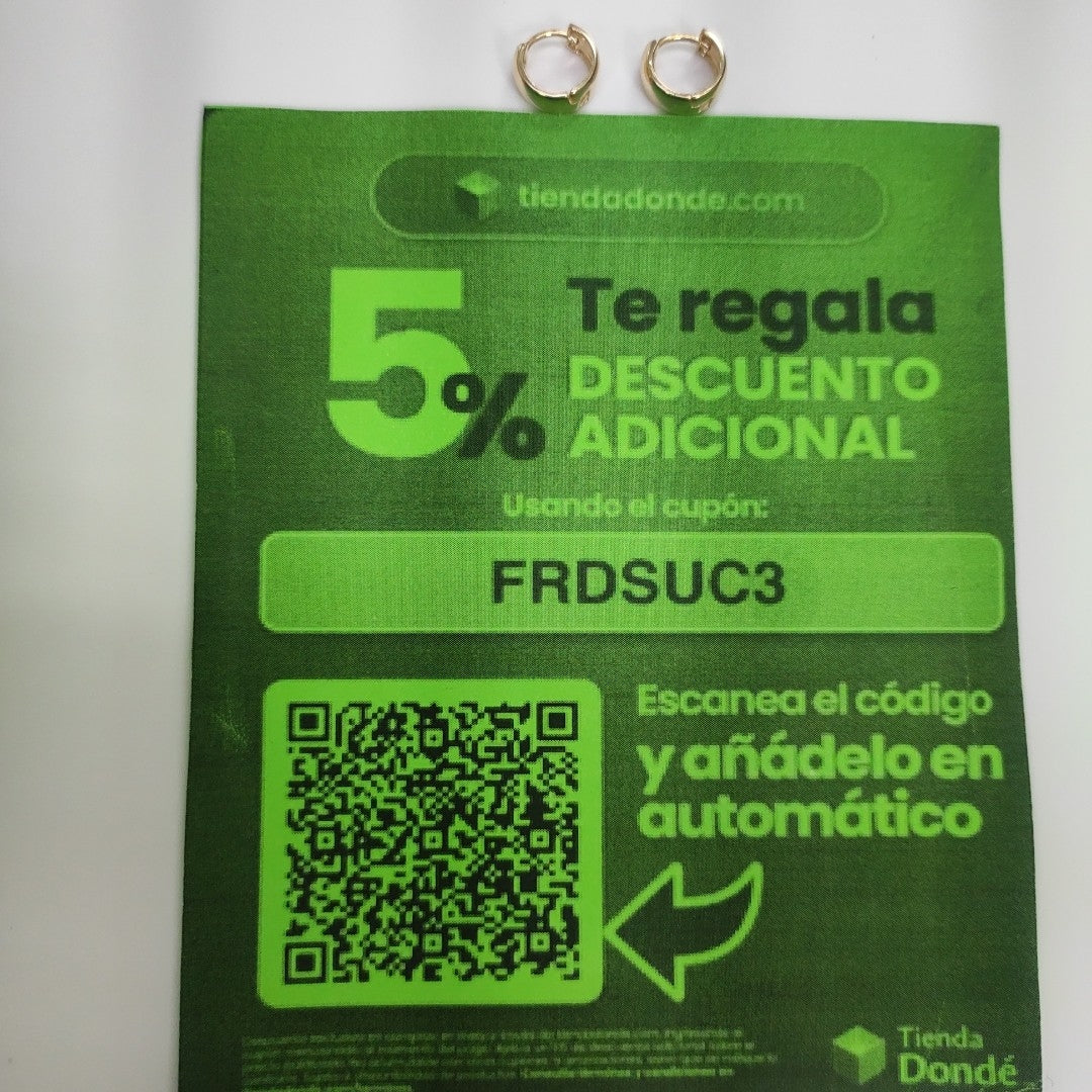 HUGGIES ORO 14K 1.7 (NUEVO)
