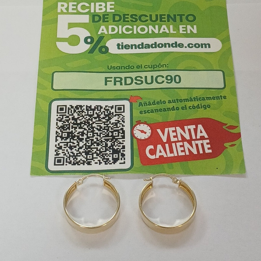 ARRACADAS ORO 14K 2.4 (NUEVO)