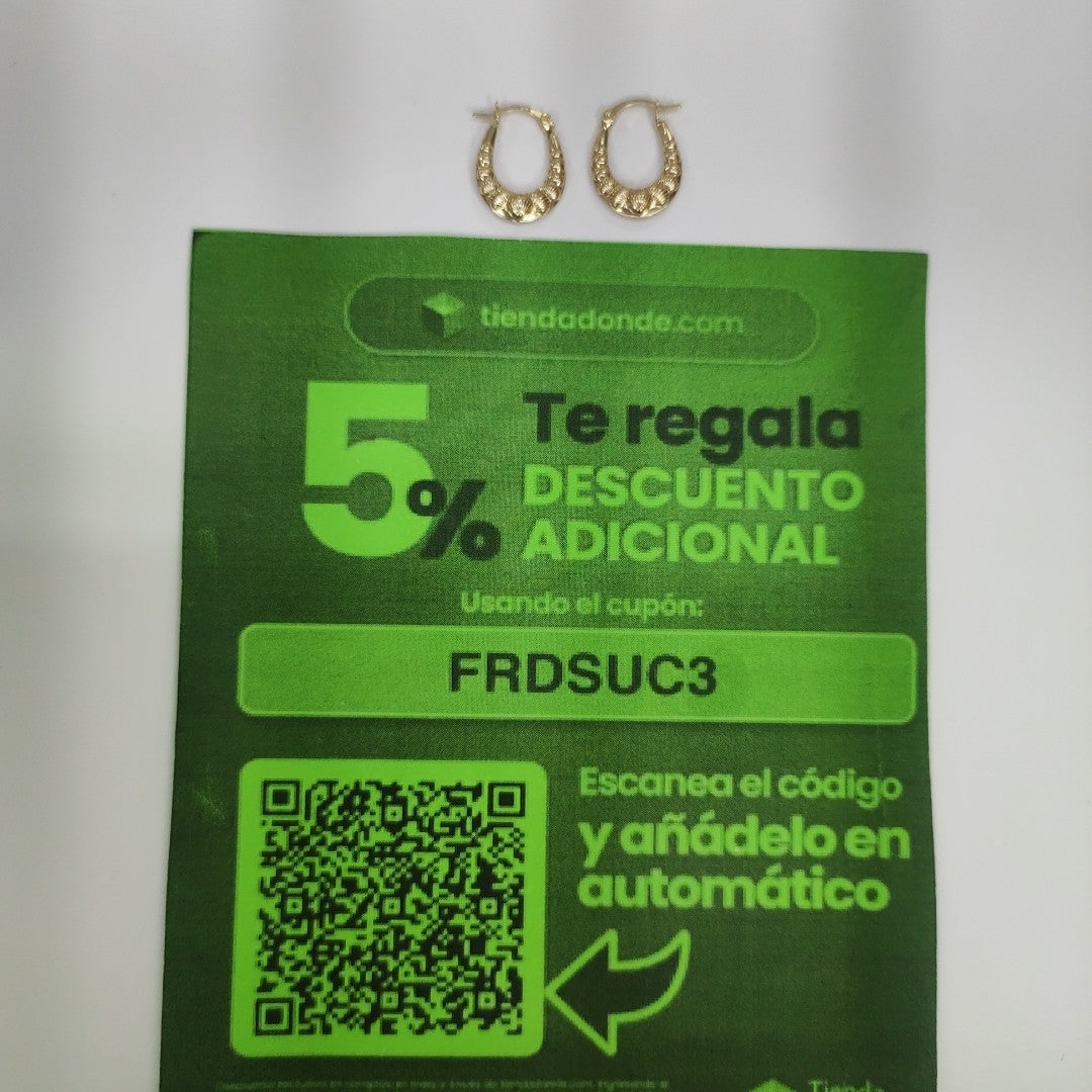 ARRACADAS ORO 14K 0.9 (NUEVO)