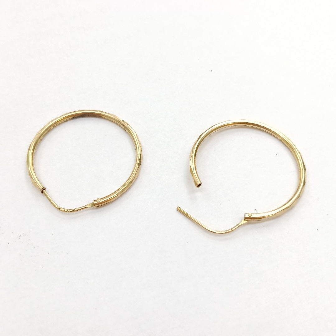 ARRACADAS PAR ORO 14 K 1.7 GRMS (SEMINUEVO)