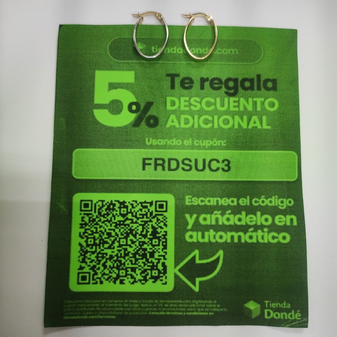 ARRACADAS ORO 14K 1.9 (NUEVO)
