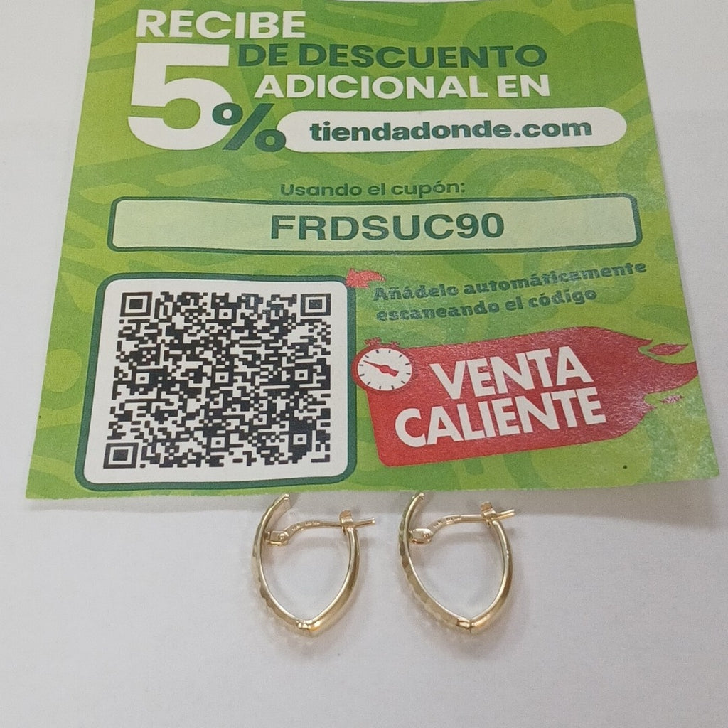ARRACADAS ORO 14K 1.4 (NUEVO)