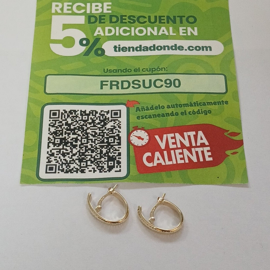 ARRACADAS ORO 14K 1.2 (NUEVO)