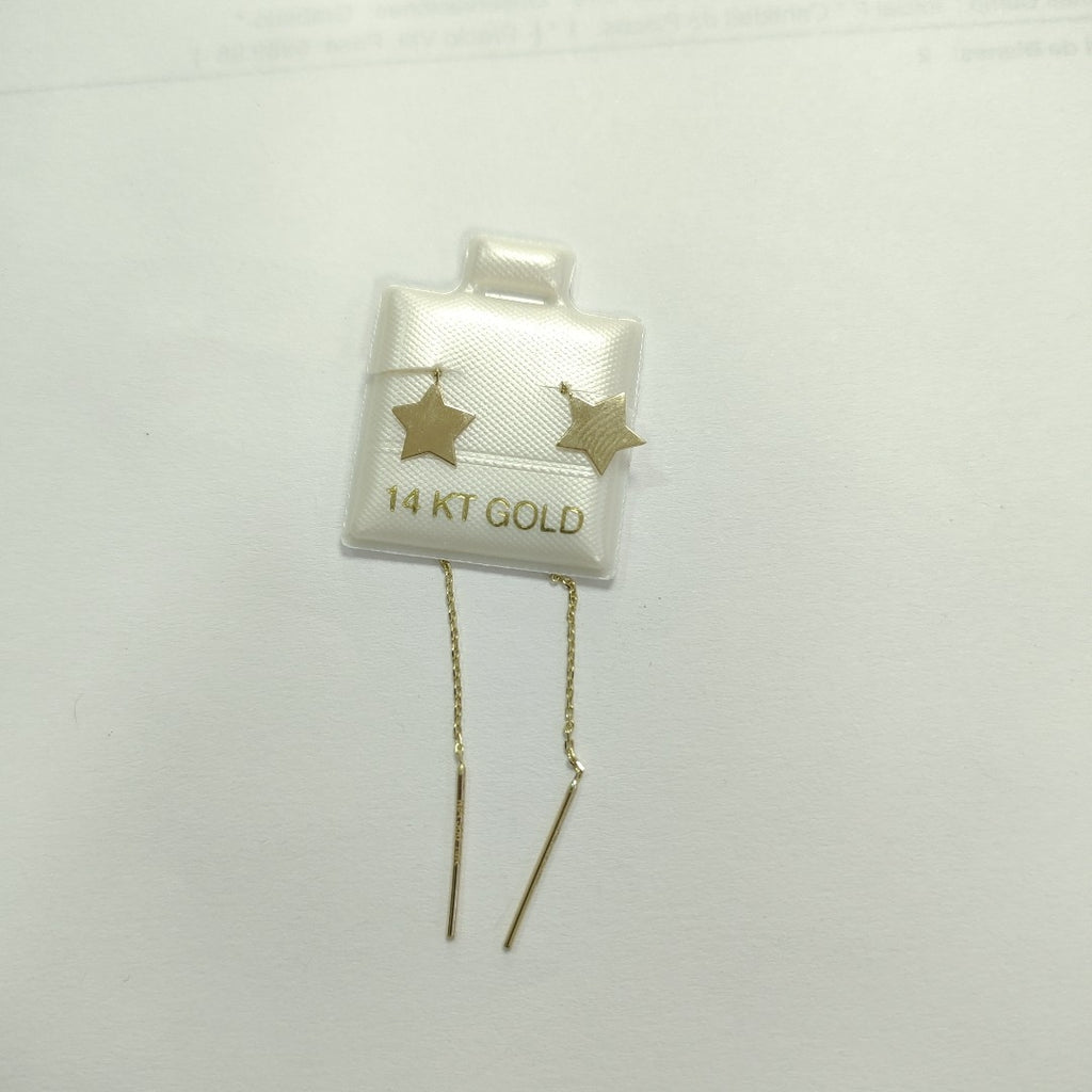 BROQUELES ORO 14K 0.6 (NUEVO)
