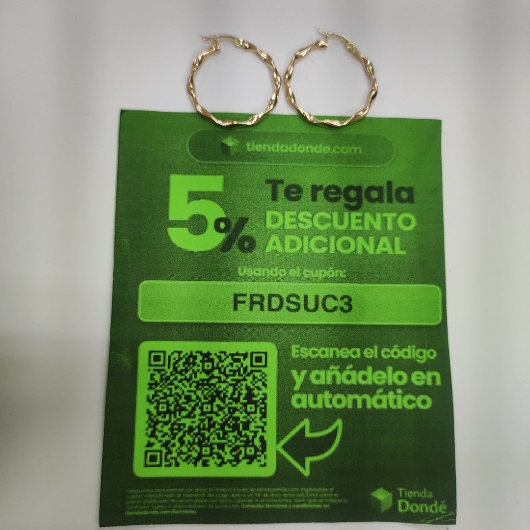 ARRACADAS ORO 14K 1.8 (NUEVO)