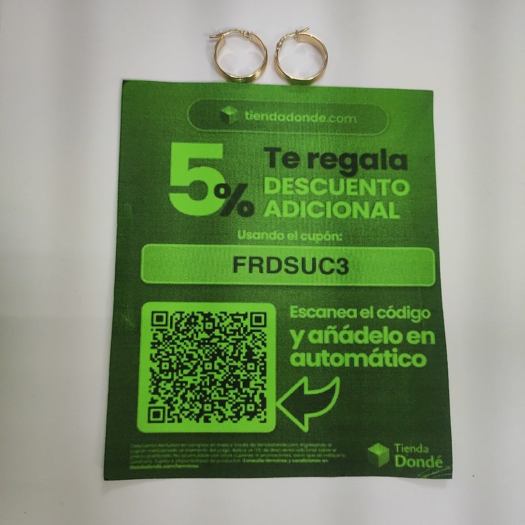 ARRACADAS ORO 14K 1.9 (NUEVO)