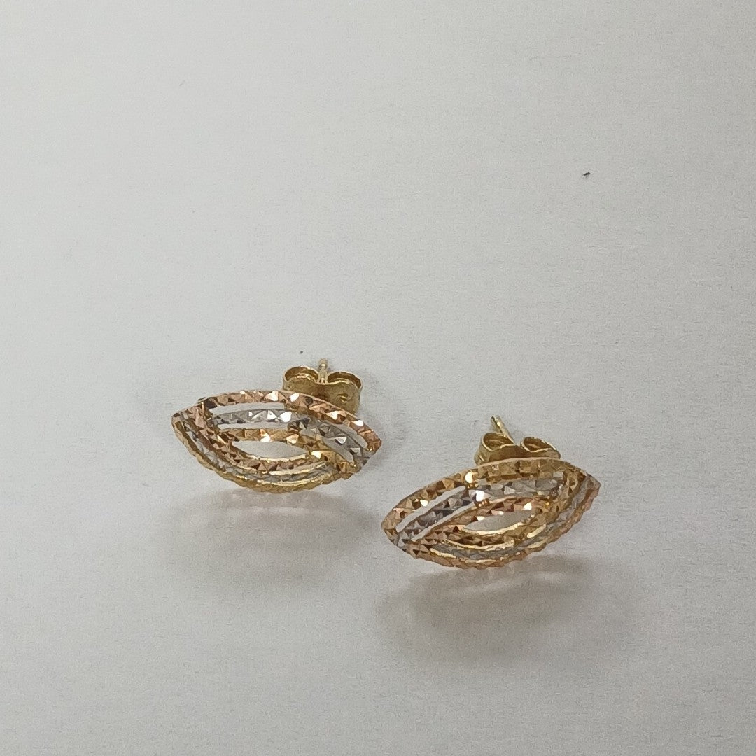 BROQUELES PAR ORO 14 K 1,40 GRMS (SEMINUEVO)