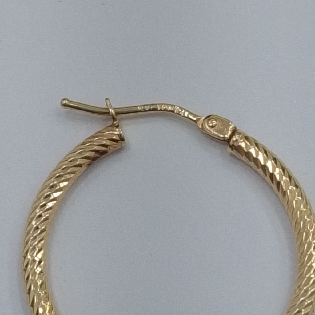 ARRACADAS PAR ORO 14 K 1.2 GRMS (SEMINUEVO)