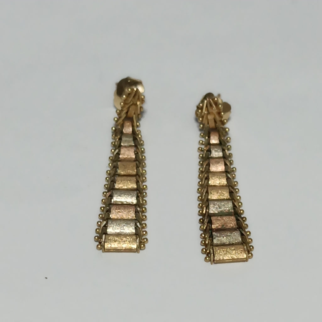 BROQUELES PAR ORO 14 K 4.6 GRMS (SEMINUEVO)