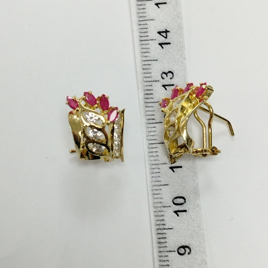 ARETES PAR ORO 14 K 5.7 GRMS (SEMINUEVO)