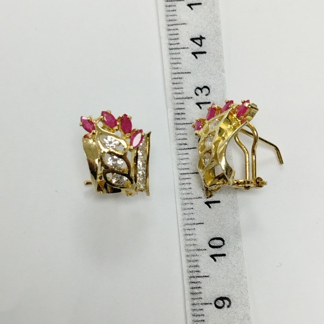 ARETES PAR ORO 14 K 5.7 GRMS (SEMINUEVO)