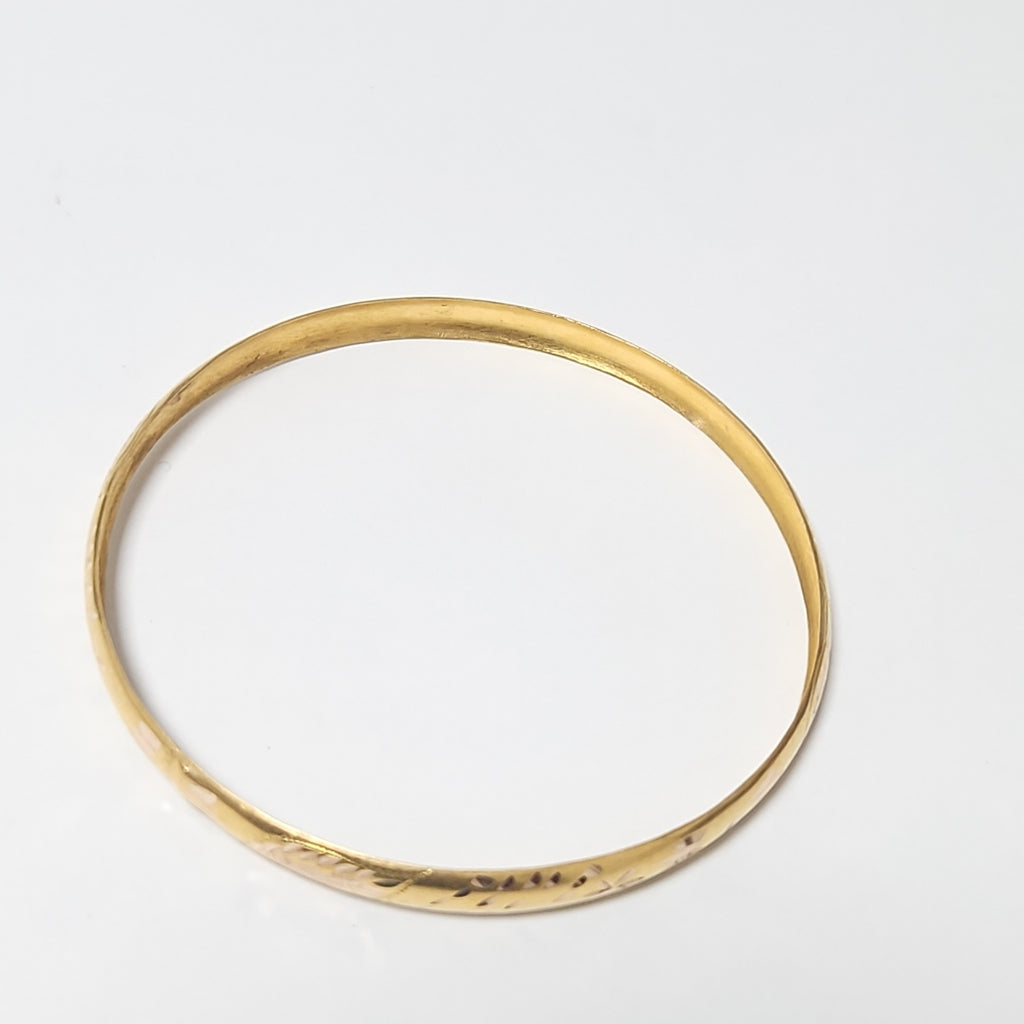 PULSERA RIGIDA ORO 10 K 5,80 GRMS (SEMINUEVO)