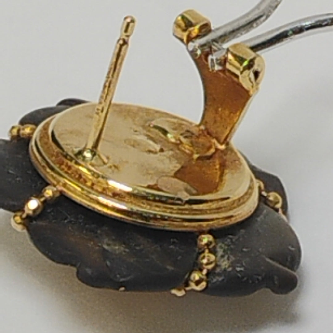 ARETES PAR ORO 18 K 11,50 GRMS (SEMINUEVO)