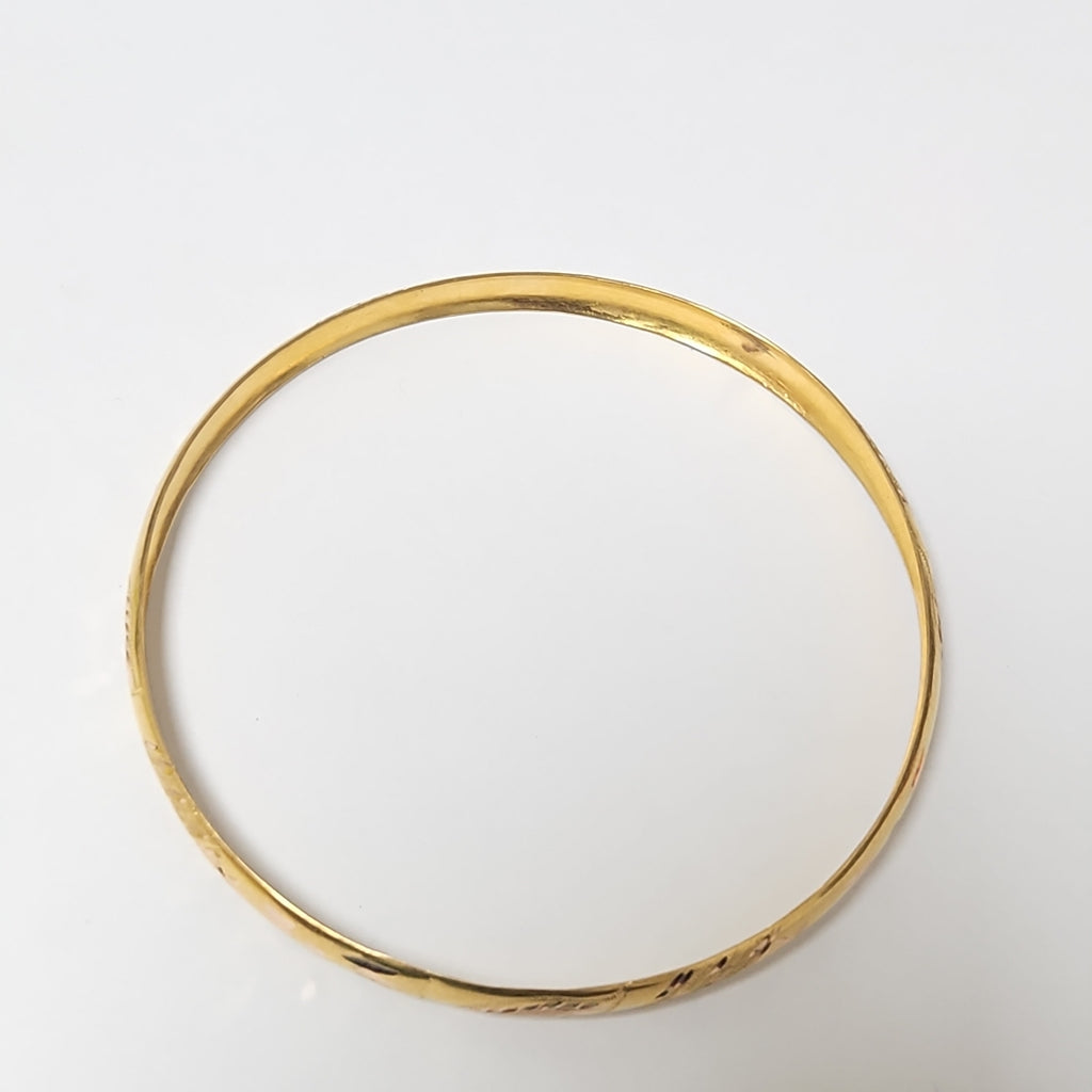 PULSERA RIGIDA ORO 10 K 6,20 GRMS (SEMINUEVO)
