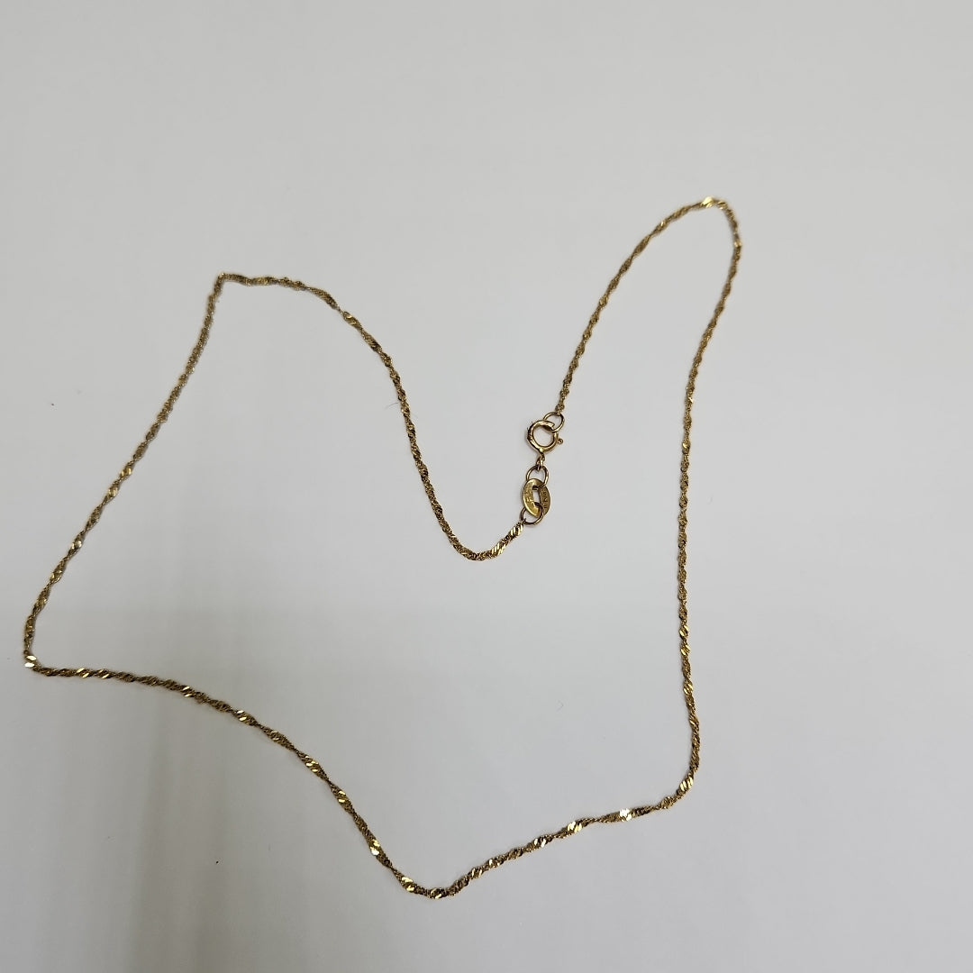 CADENA ORO 10 K 0.9 GRMS (SEMINUEVO)