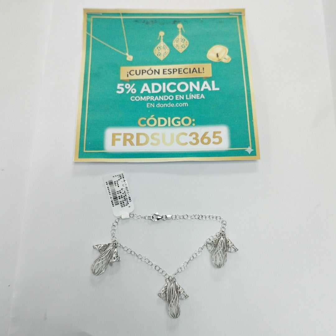 PULSERA ORO,ORO BLANCO 14 K 7,20 GRMS (SEMINUEVO)