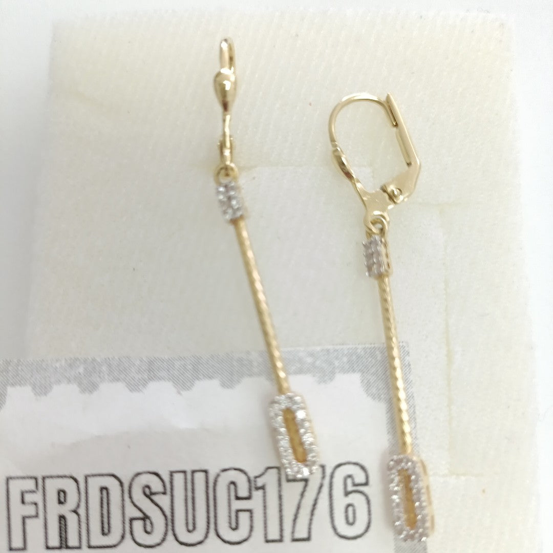 ARETES PAR ORO 14 K 2.7 GRMS (SEMINUEVO)