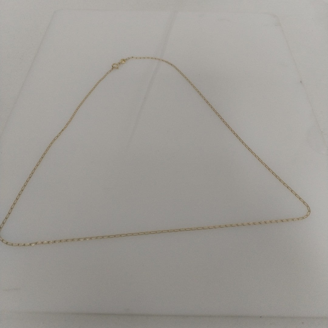 CADENAS TEJIDO ESLABONES ORO 10K 55 CM 1.9 GR (NUEVO)