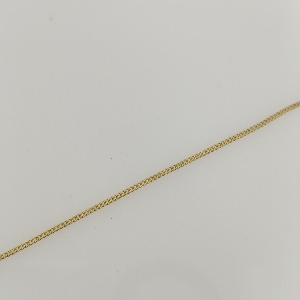 CADENAS TEJIDO BARBADA ORO 10K 50 CM 2.7 GR (NUEVO)