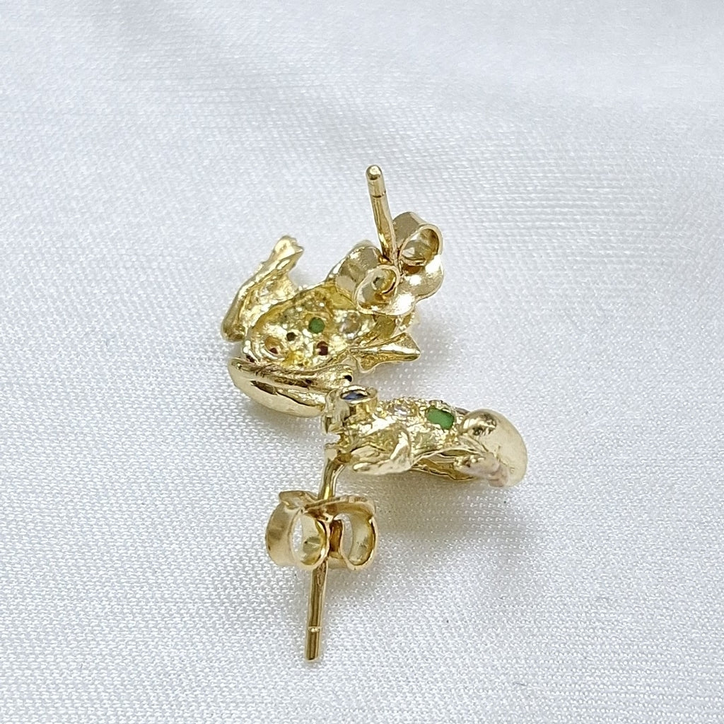 BROQUELES PAR ORO 14 K 2.9 GRMS (SEMINUEVO)