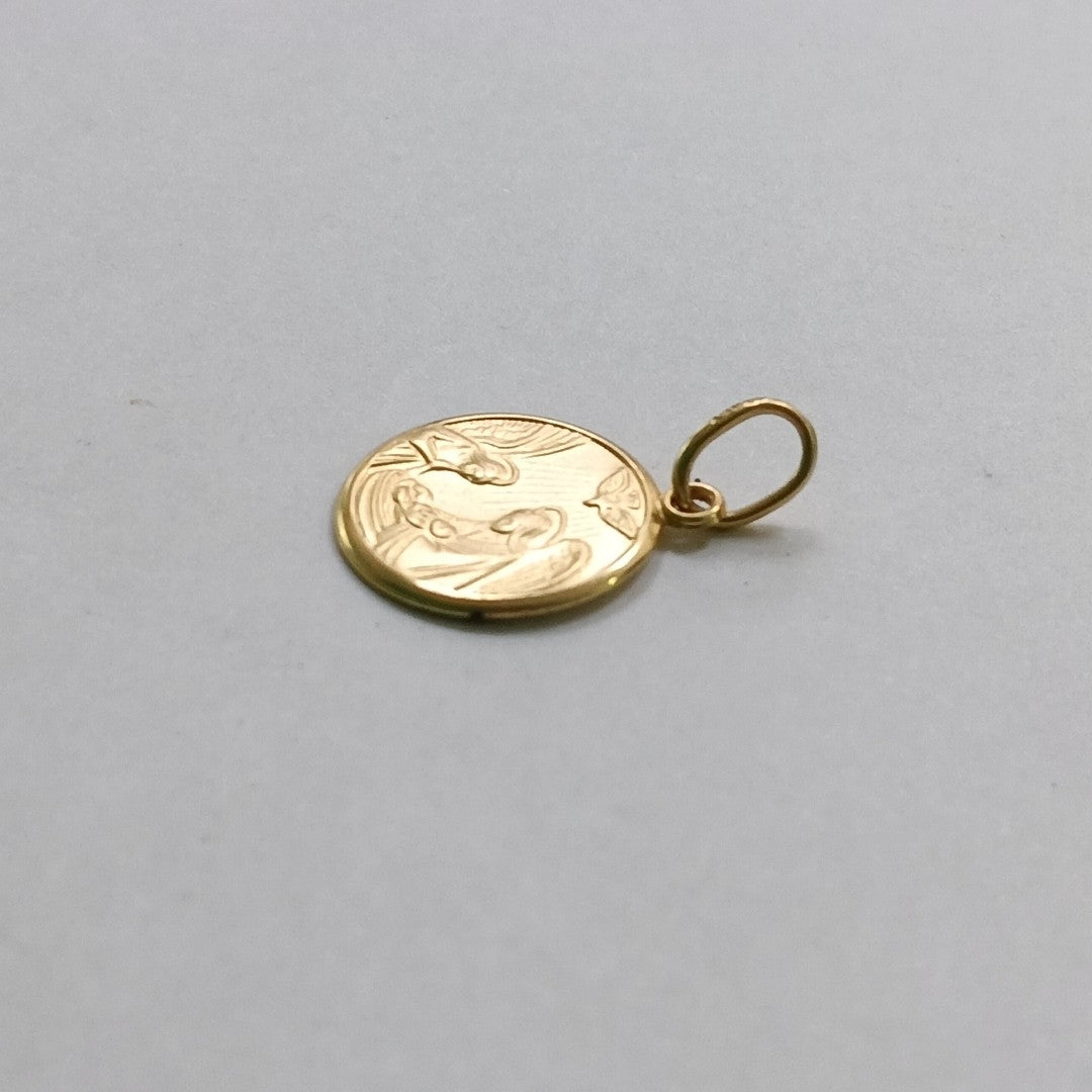 MEDALLA RELIGIOSA ORO 14 K 1,80 GRMS (SEMINUEVO)