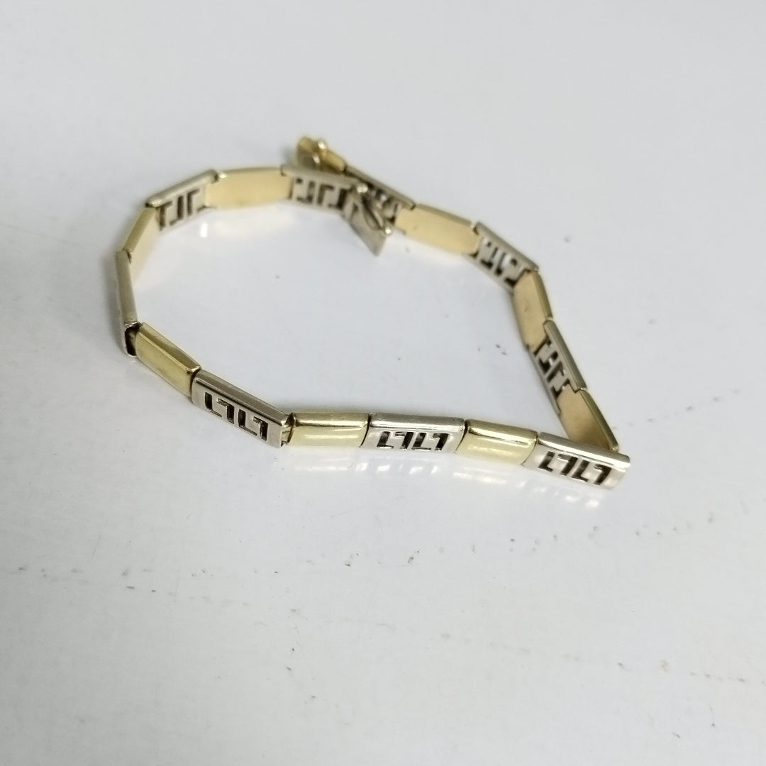 PULSERA ORO,ORO BLANCO 14 K 12,70 GRMS (SEMINUEVO)