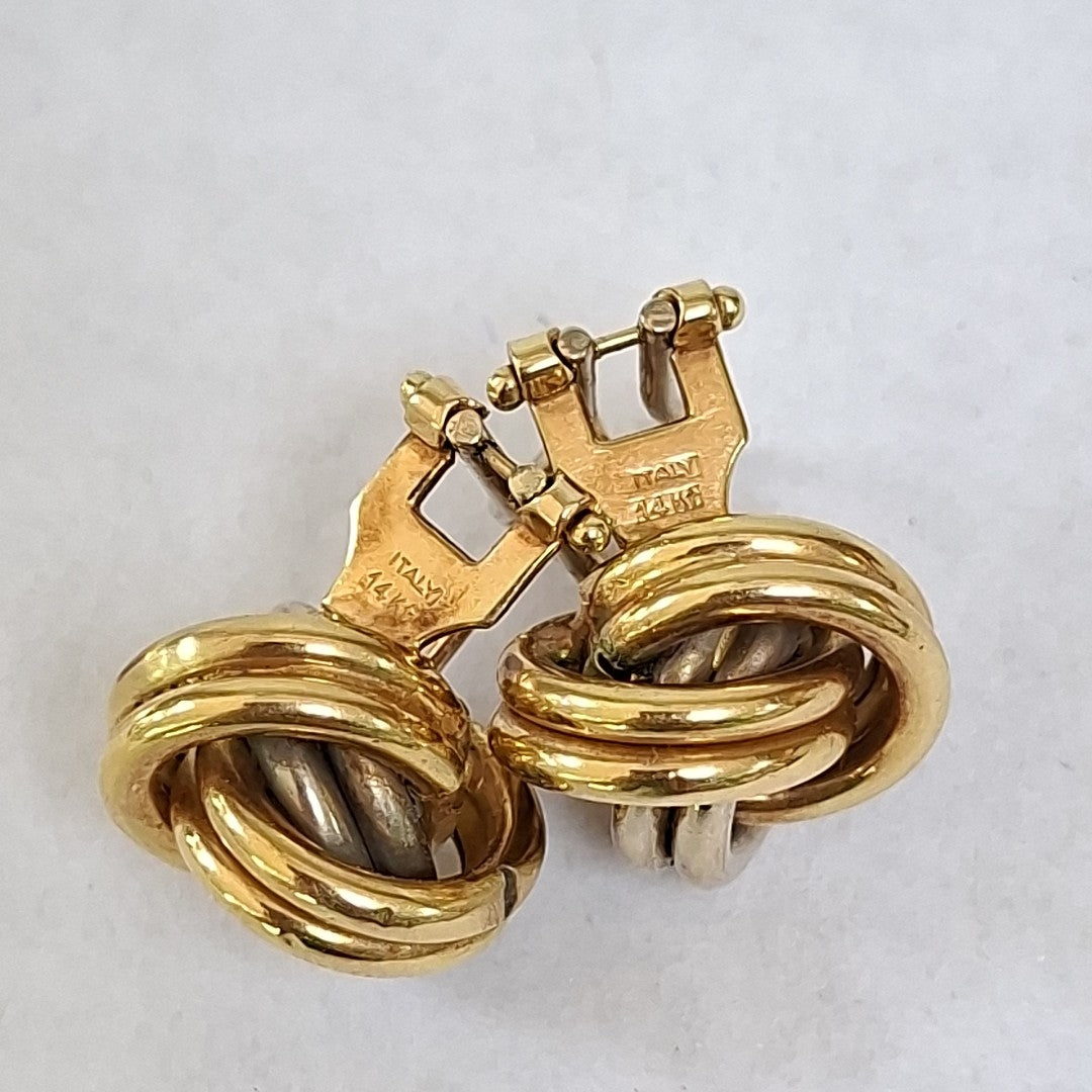ARETES PAR ORO 14 K 6.6 GRMS (SEMINUEVO)