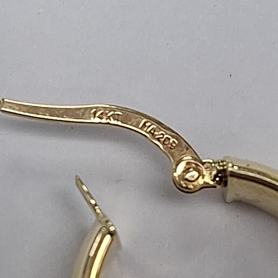 ARRACADAS PAR ORO 14 K 2,40 GRMS (SEMINUEVO)