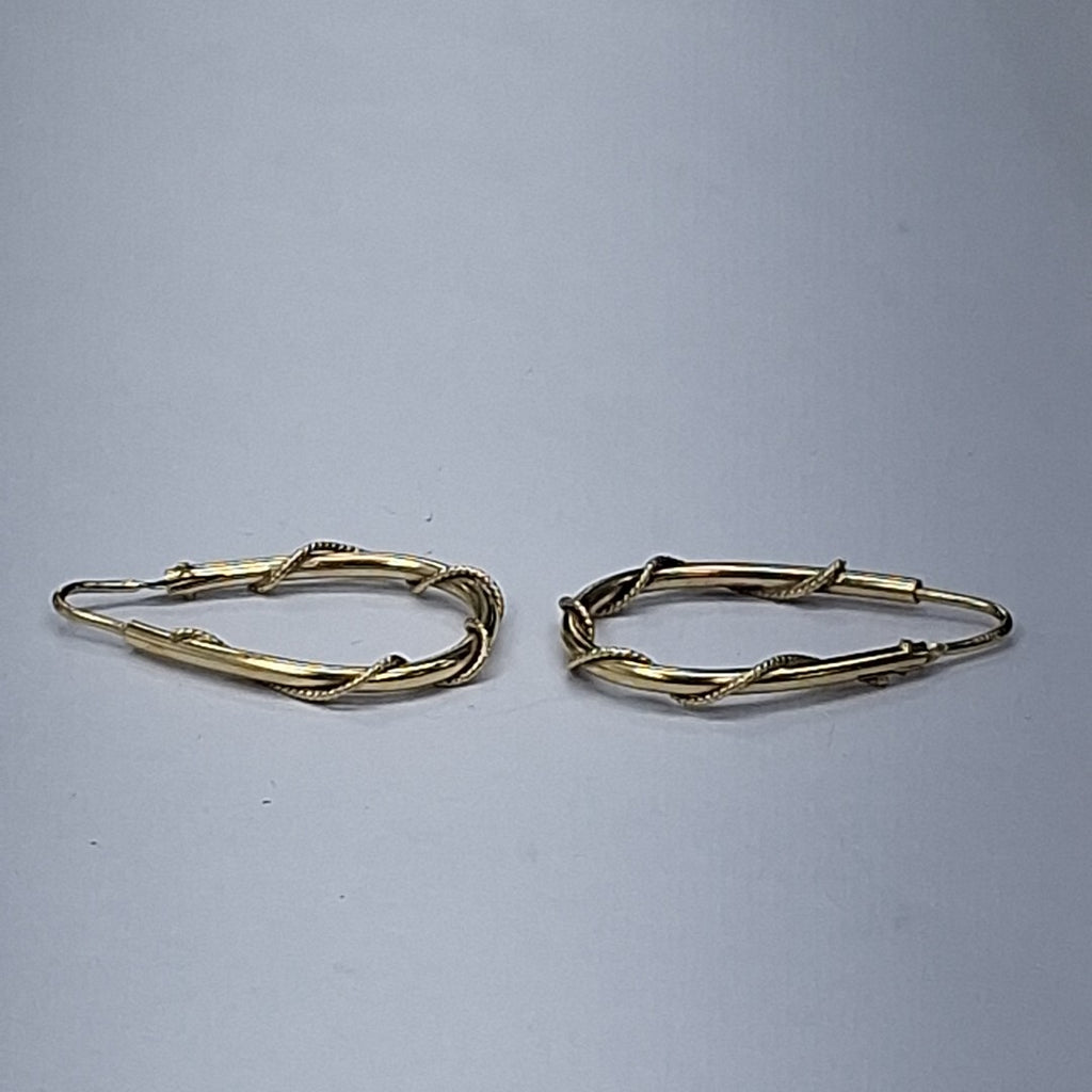 ARRACADAS PAR ORO 14 K 2,40 GRMS (SEMINUEVO)