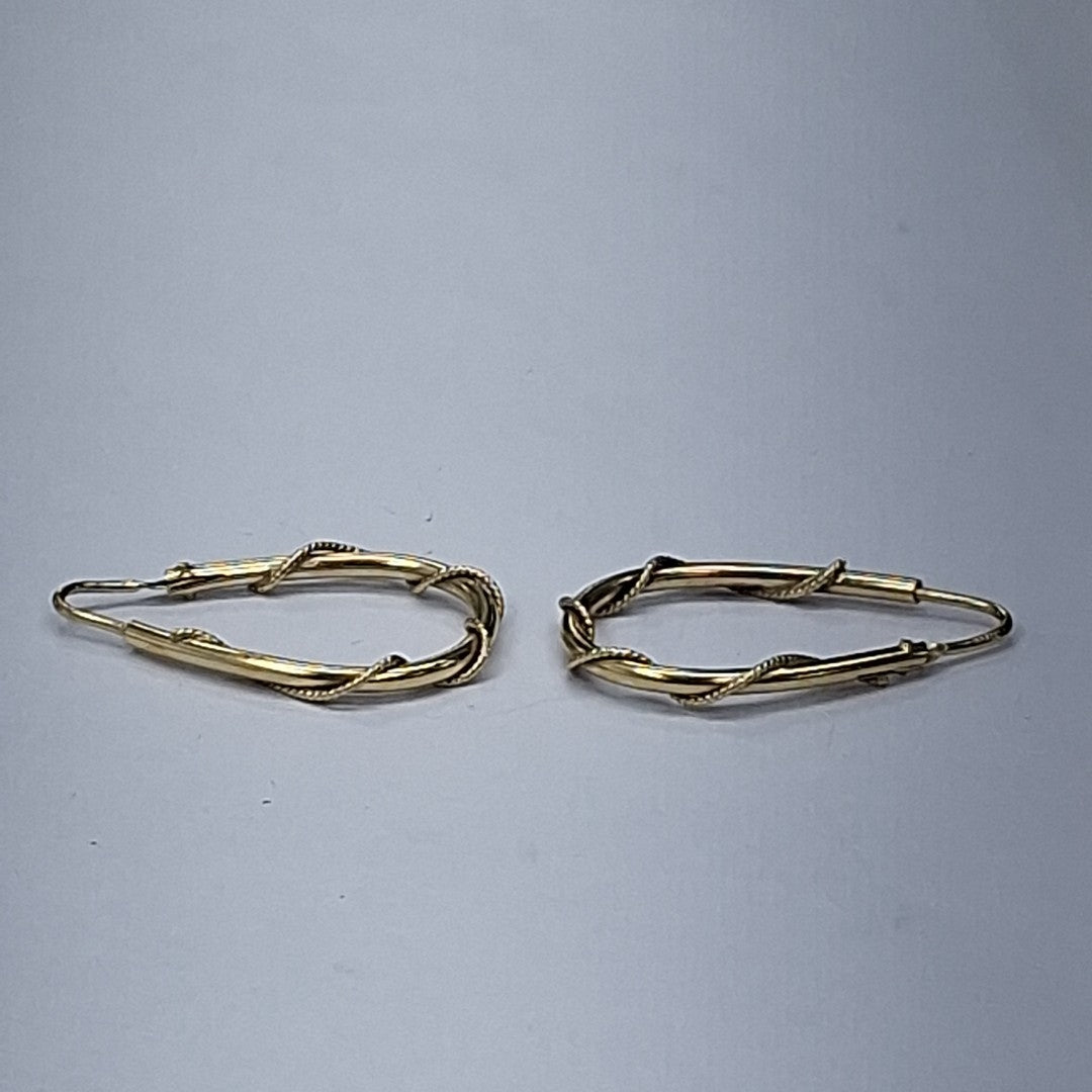 ARRACADAS PAR ORO 14 K 2,40 GRMS (SEMINUEVO)