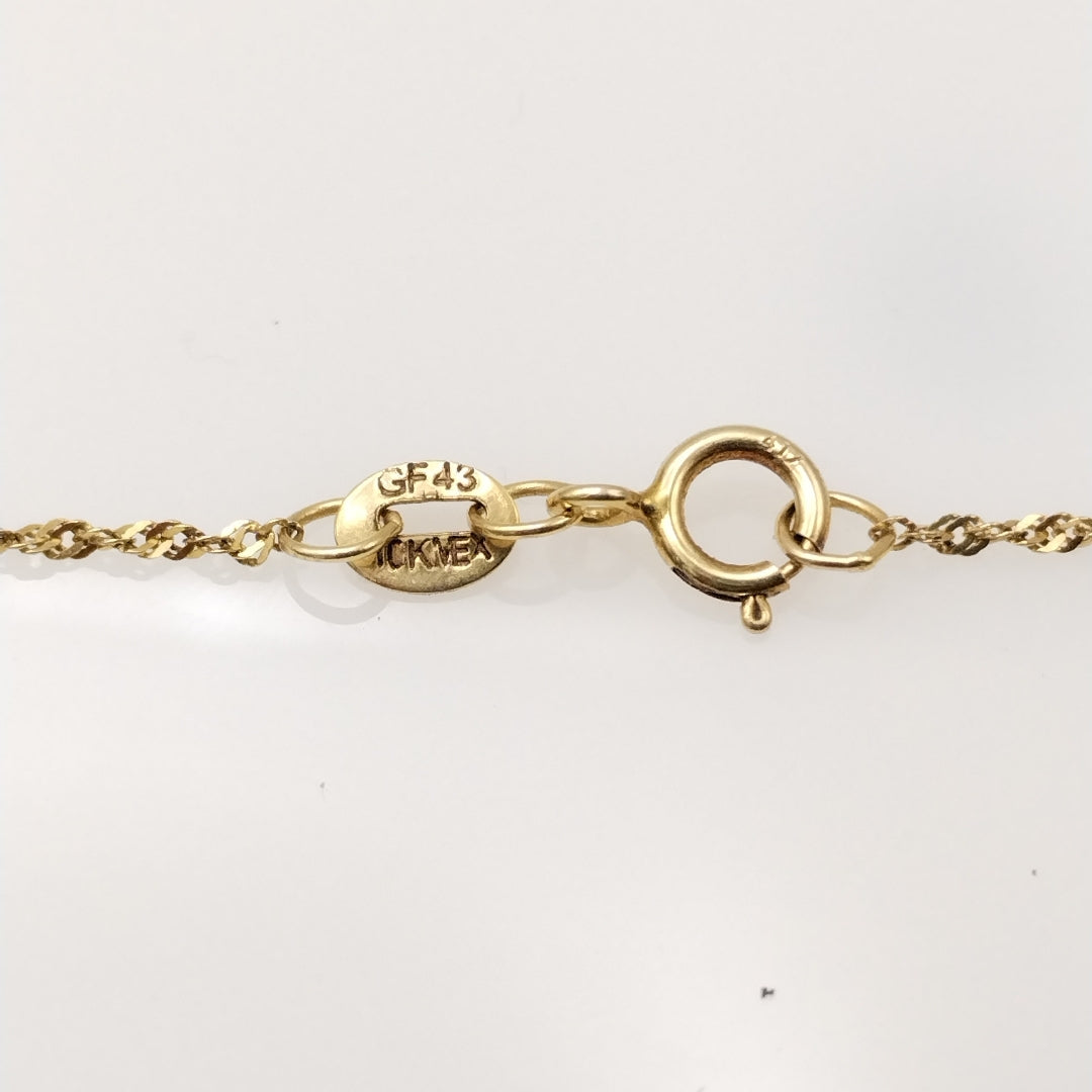 CADENA, DIJE ORO 10 K 2.1 GRMS (SEMINUEVO)