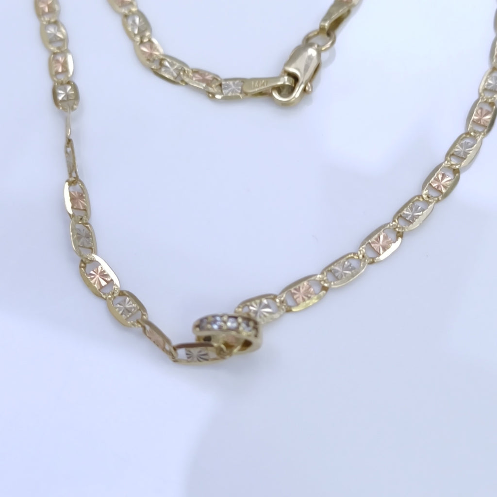 CADENA, DIJE ORO 14 K 4.1 GRMS (SEMINUEVO)