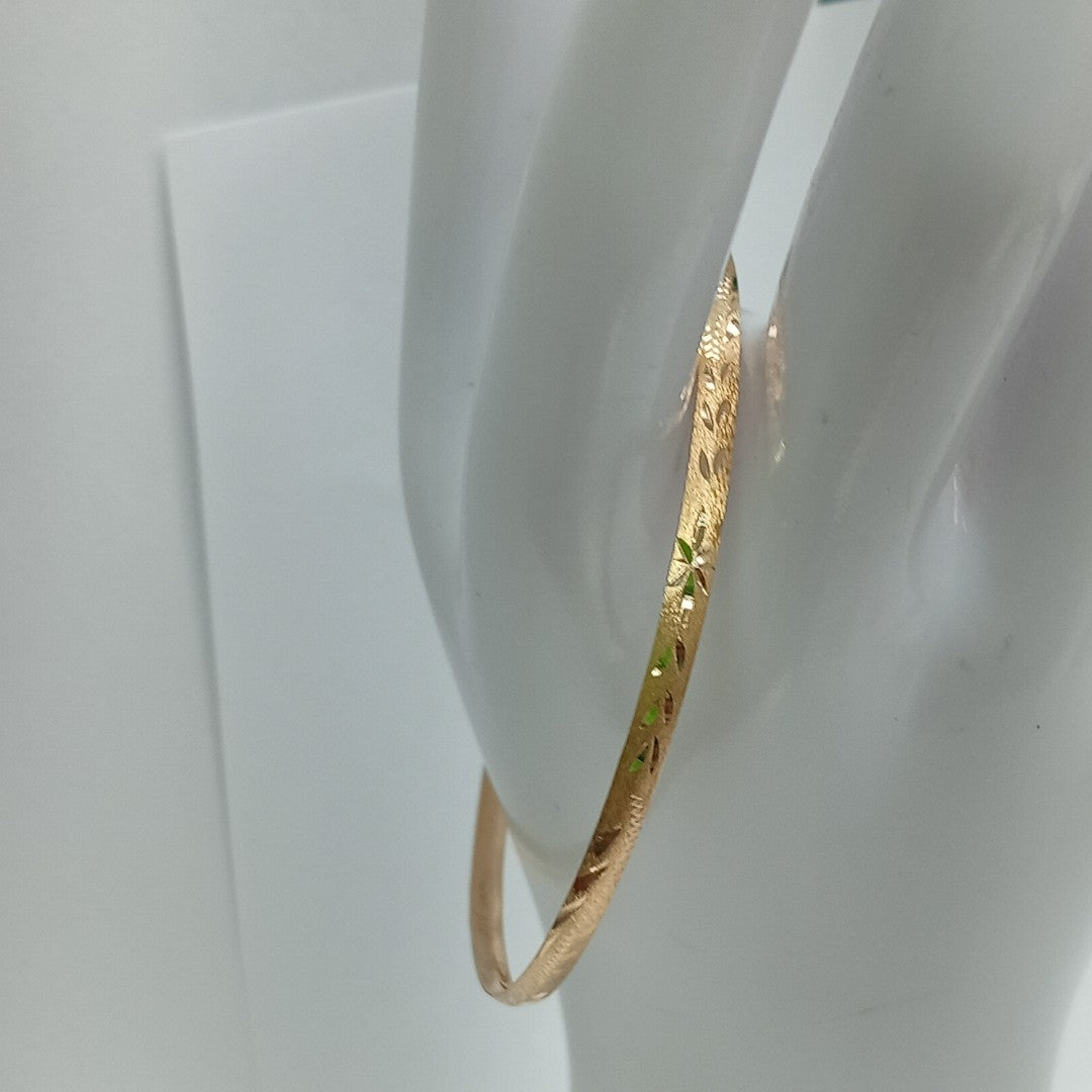 PULSERA RIGIDA ORO 14 K 3,40 GRMS (SEMINUEVO)