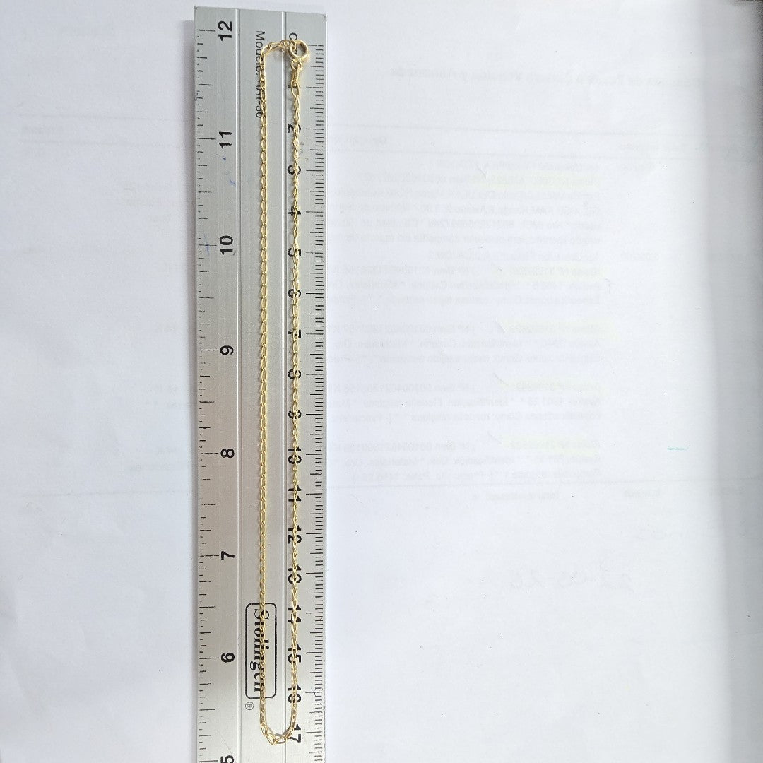 CADENA ORO 14 K 1.6 GRMS (SEMINUEVO)