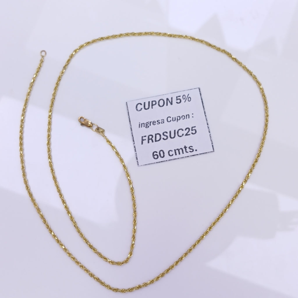 CADENA ORO 14 K 8,00 GRMS (SEMINUEVO)