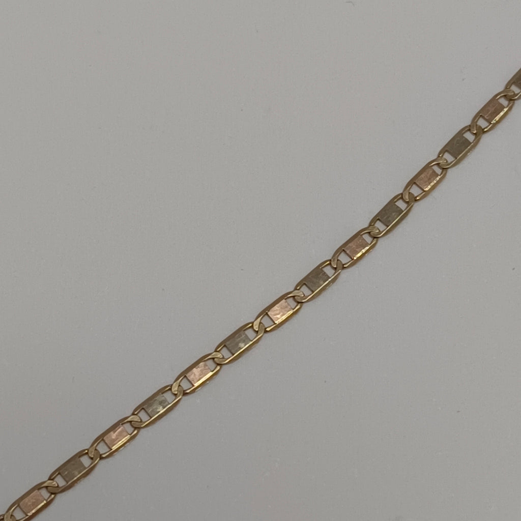 CADENA ORO, ORO COMBINADO 14 K 1.4 GRMS (SEMINUEVO)