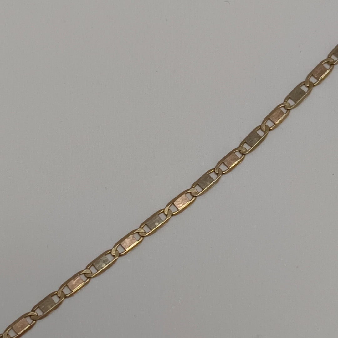 CADENA ORO, ORO COMBINADO 14 K 1.4 GRMS (SEMINUEVO)