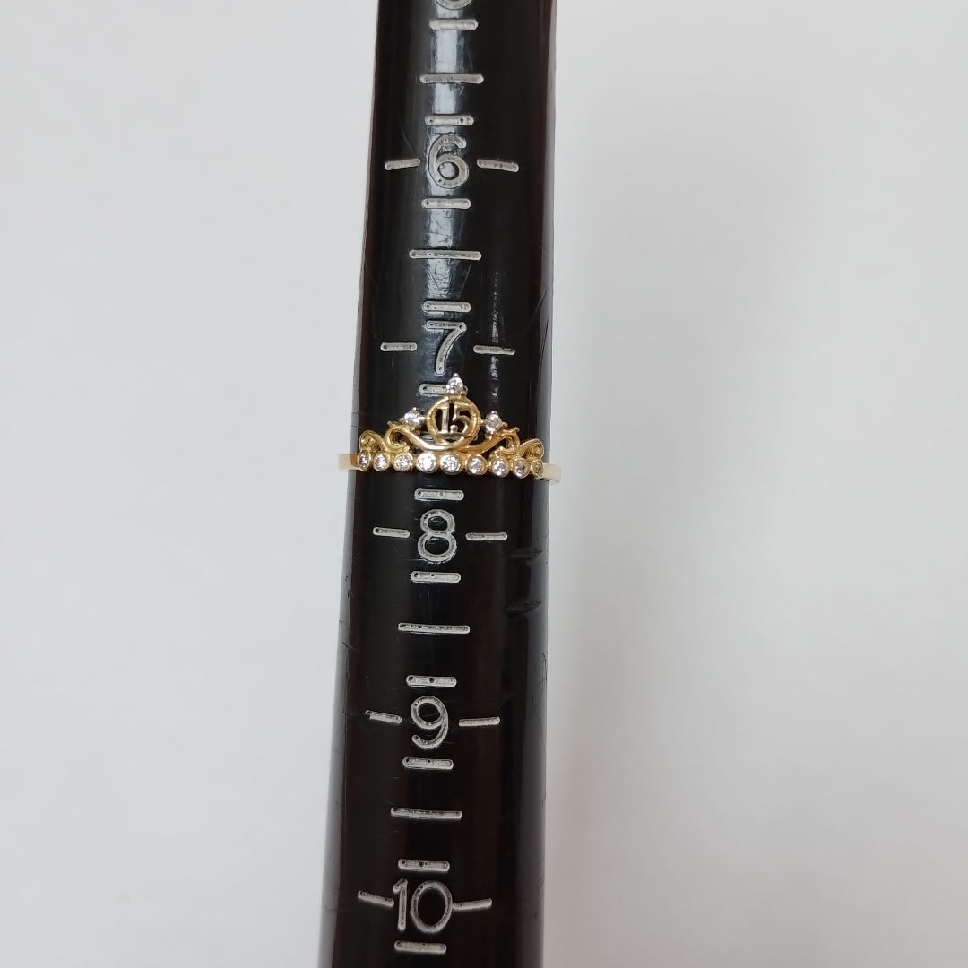 ANILLOS DAMA ORO 14K 1.5 (NUEVO)
