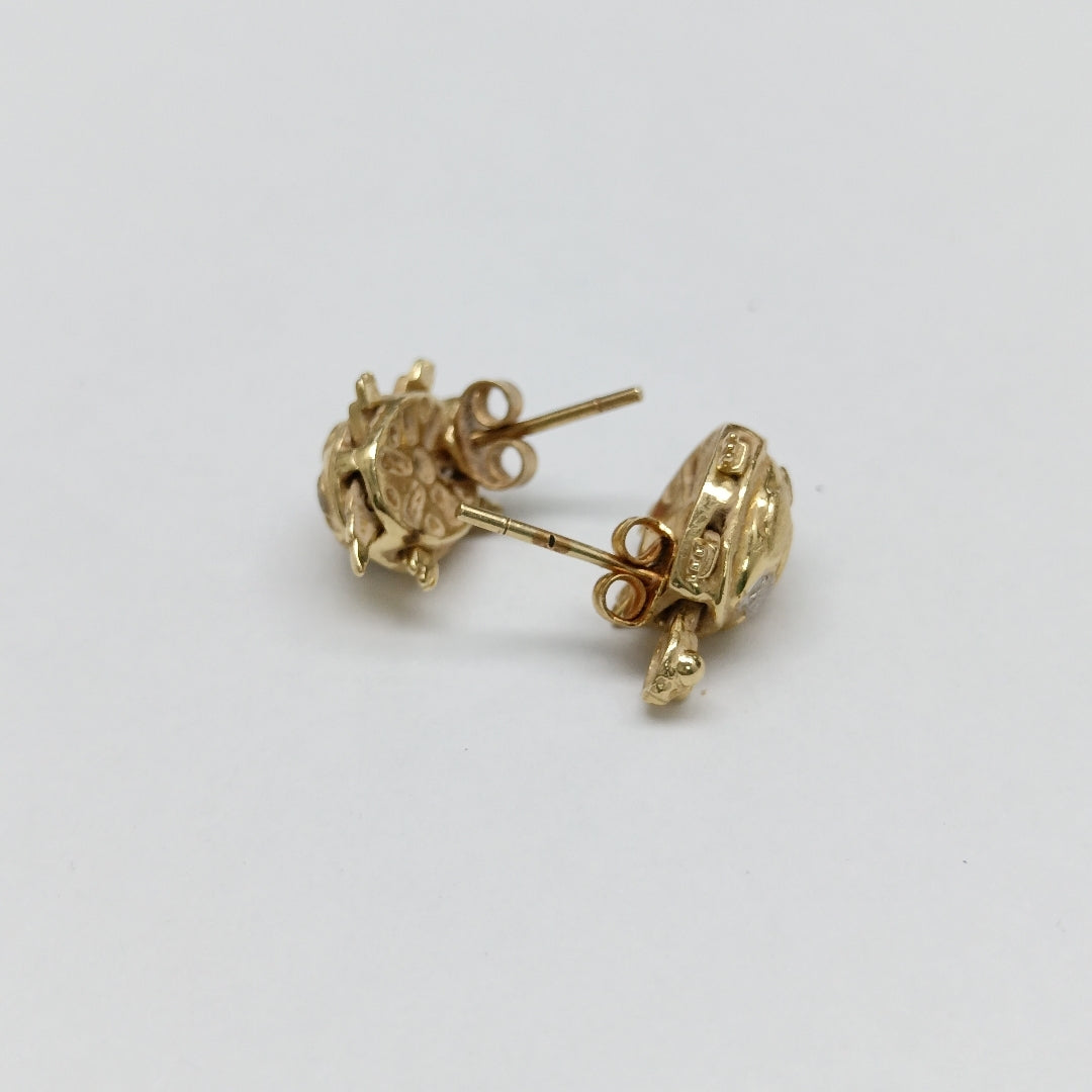 BROQUELES PAR ORO 14 K 4.1 GRMS (SEMINUEVO)