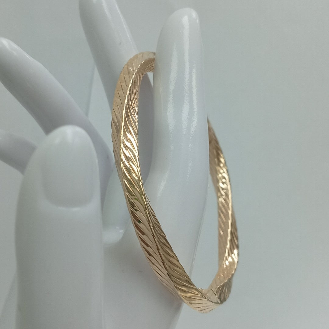 PULSERA RIGIDA ORO 10 K 18,70 GRMS (SEMINUEVO)