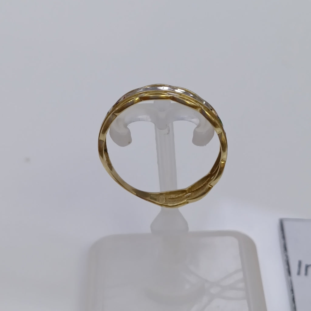 ANILLITO ORO COMBINADO 14 K 1.1 GRMS (SEMINUEVO)