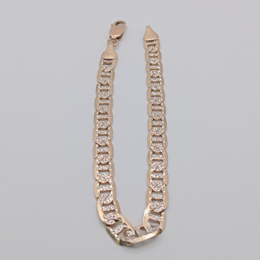 PULSERA ORO, RODIADO 10 K 8.9 GRMS (SEMINUEVO)
